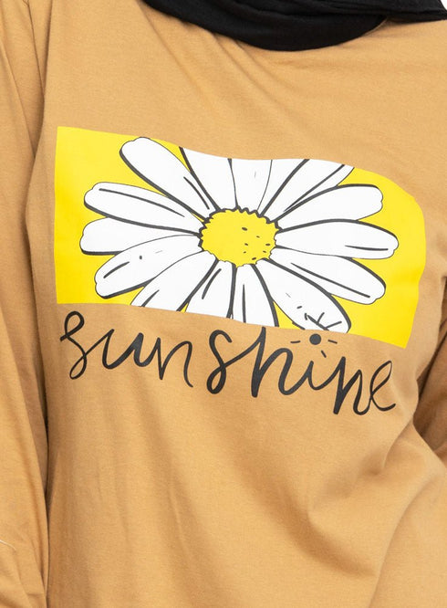 Biscuit Printed Long - Sleeve Design 12 - Khotwh